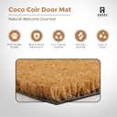 Colorful Birds - 17"x29" - Coir Door Mat with Heavy Duty Backing - Welcome Mats for Entryway, Porch - Anti-Slip PVC & Coconut Fiber Surface - Natural Home Accessories, Minimalist Original Design