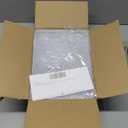 6 Pcs Clear A4 File Portable Project Case, Plastic Storage Box for 8.5" x 11" Letter Paper, Scrapbook Paper Storage Boxes Documents Magazines Holder