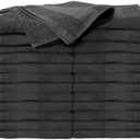 ForPro Professional Collection Premium Bleach Tough Salon Towels, Cool Grey, 100% Cotton, Bleach-Proof Towels, Stain Resistant, 16" W x 27" L, 24-Count
