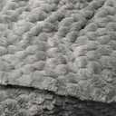 Heated Throw Blanket - Fast Heating 3D Jacquard Electric Heated Blanket, Cozy Heating Blanket with 6 Heating Settings & 4 Hours Auto-Off, Machine Washable, 50"x60", London Grey