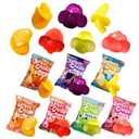 Wellspring Peelable Gummy Candies Individually Wrapped, 7 Friuts in 7 Variety Packs Peelable Fruit-Shaped Gummies Candy, Net 350g/12.35oz Chewy Peeling Candy Gummy Snacks, Real Fruit Juice (30%)
