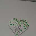 St Patricks Day Acrylic Sign Happy St Patrick's Day Gifts Home Office Table Top Decor Heart Centerpiece Decorations for Desk Dresser Shelf Coffee Bar Mantle Windowsill Shamrock Tree (Green02)