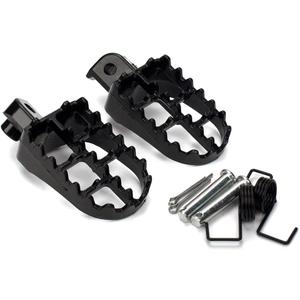 Black Dirt Bike Footrest,Aluminium Footpegs Pedals,for XR50R PW50 CRF70 TW200 KLX110 CRF50 50cc 70cc 90cc 110cc 125cc TaoTao Motorcycle Part (STANDARD)