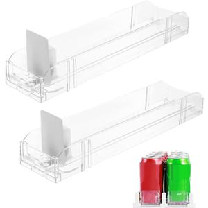 2 Pack Cigarette Display Rack Self Pushing Cigarette Case Organizer Holder for Automatic Cigarette Pusher Tray Display Stand Rack Smoke Shop Cabinet Matchbook Divider Display Case