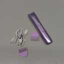 Bikini Trimmer for Women Dual Head  IPX7 Waterproof & Painless Electric Razors for Pubic Hair, Face, Legs, Underarms  Portable Cordless Shaver with Fast Charging, Self Care Gifts for Women (Voyager Violet)