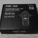 PREXISO 2-in-1 Stud Finder with Laser Level, Rechargeable Multi Surface Cross Line Laser & Wall Stud Scanners Tool for Hanging Frames & Picture, Wood Ac Wire Metal Studs Joist Pipe Detection