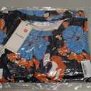 Poetsky Summer Womens Tunic Tops for Leggings with Pockets Short Sleeve Casual Long T Shirts, (Z Black Floral), Size M