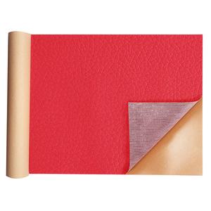Oversized Leather Repair Tape, Adhesive Repair for Leather,17.7 x 78.8inches, for Sofas, car Seats, Furniture, Bags, Jackets, Armchair Tear Repair Patches (Red)