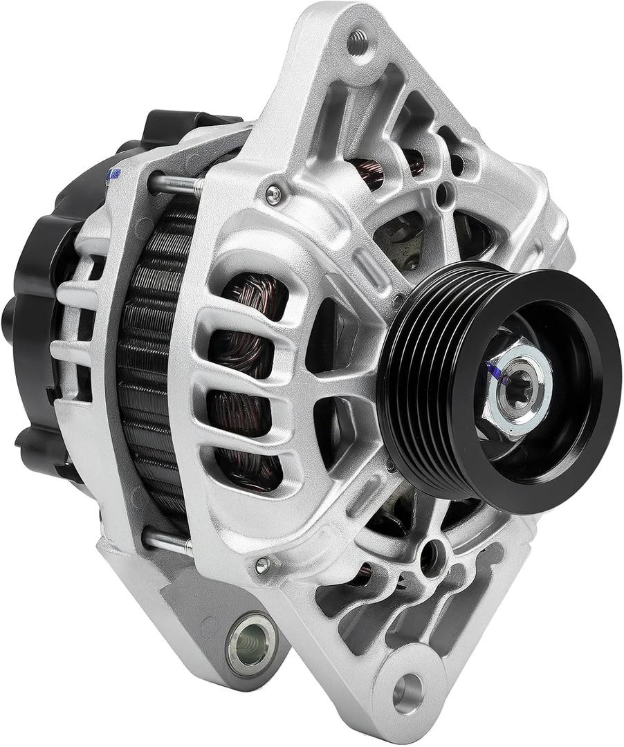 New Alternator Replacement for 1.6L Hyundai Accent 2012-2017, 1.6L Veloster 2012 2013 2014 2015 2016 2017, 12-13 Kia Rio L4 1.6L, Replace# 37300-2B510 37300-2B300 37300-2B500 2607372 2608483 13209N