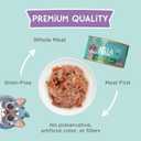 LOVE, NALA - Tuna Flaked with Carrot & Green Pea in Broth - 24 Pack, 4.8 lbs - Natural Adult Cat Wet Food Flaked -Grain Free, Non-GMO, Lean Protein, Added Minerals & Vitamins (EXP 03/02/29)
