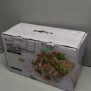 5-Pack Borosilicate Glass Containers with Tempered Lids, 35.2oz/4.4 Cup Airtight Meal Prep Set, Microwave/Freezer Safe (Pink)