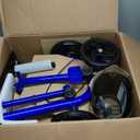 RINKMO Knee Scooterï¼ŒSteerable Knee Walker Economical Knee Scooters for Foot Injuries Best Crutches Alternative (Blue 1)