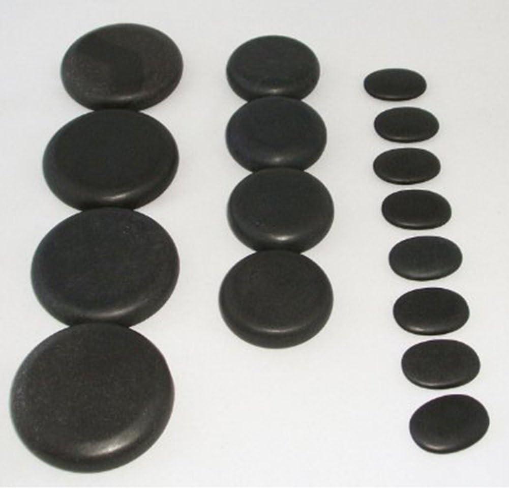 Zabrina 16 Pcs Professional Large Massage Stone Set Basalt Hot Rocks Stones