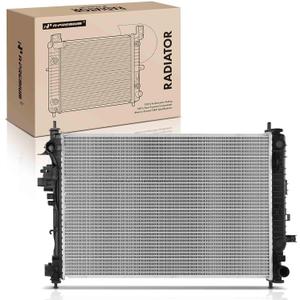 A-Premium Engine Coolant Radiator Assembly Compatible with Chevrolet Malibu 2016-2019 & Buick LaCrosse 2018-2019, 1.8L 2.5L