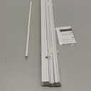 LOTUS & WINDOWARE Cordless Mini Blind, 1" Vinyl Slats, 22.5" Wide x 36" Long - White, Window Blinds for Home and Office, Interior Door Blinds - Light Filtering