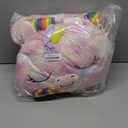 Happy Nappers: Pillow & Sleepy Sack: Medium - Rainbow Unicorn - 54 x 20, Plush Animal Character, 2-in-1 Pillow Sleeping Bag, Play, Kids Ages 3+