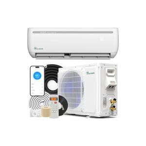 YITAHOME 18000 BTU Mini Split Air Conditioner Heat Pump System, Wifi Enabled 19 SEER2 208-230V Inverter Ductless AC Cool Up to 1250 Sq. Ft, Compatible with Alexa, Complete Installation Kit, White