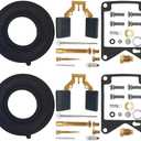 2-Pack Carburetor Rebuild Kits Carb Repair Kit with Diaphragm Float Replacement for Yamaha Virago 750 XV750 1981 1982 1983
