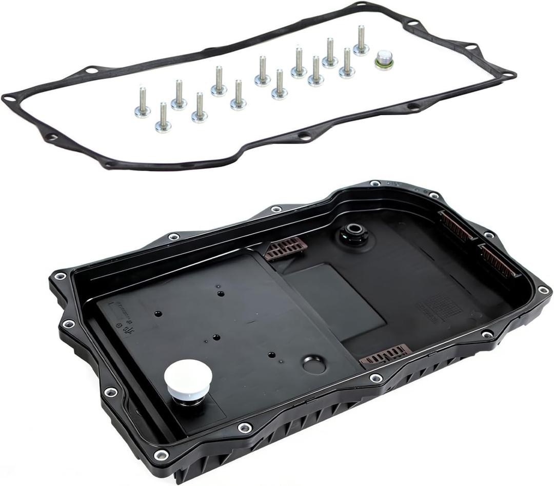 AUCERAMIC 8HP70 8-Speed Transmission Oil Pan w/Filter Gasket Screw Fit for 10-17 BMW 228i 230i 328i 330i 335i 428i 430i 435i 440i 528i 535i 540i 550i 640i 650i 740Li X3 X4 X5 24117624192 24118612901