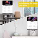 Fuck It 2026 Calendar for Tired Women, Funny Swear Wall Calendars, Humor Hanging Planner Monthly for Home Office, Christmas Funny Swear Word Gag Gift (Black)