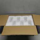 Elegant Square Wine Glasses Set of 12, All Purpose Red Wine Glasses for Birthday, Wedding, Party - 9.5 oz, Clear