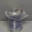 Lallisa 2 Pcs Elevated Cat Bowls Adjustable Raised Cat Feeder Non Slip Food Water with Stand Safe Stainless Steel Bowls with Pet Food Stand for Pets Feeding Eating(Blue)