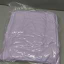 Full Size Comforter Sets - 7 Pieces Puff Light Purple Floral Bedding Set for All Seasons, Shabby Chic Farmhouse Bed in a Bag Full with Floral Comforter, Sheets, Pillowcases & Shams