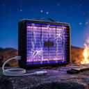 Electric Bug Zapper Indoor Outdoor, 100,000-Hour LED Mosquito Zapper with 3500V Powerful Grid, Lightweight Fly Zapper for Home, Patio, Garage