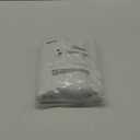 Simplebrand Ava Pure White Curtains for Bedroom 63 Inch Length 2 Panels Set, Light Filtering Window Treatment, Light Filtering Curtain Drapes, Soft Casual Rod Pocket Privacy Curtains, W40 x L63 Inch