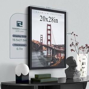 20X28 Black Frame Picture Frame