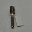 Sndyi Small Round Brush for Blow Out, Nano Thermal Ceramic Ionic Round Hair Brush with Boar Bristles, Boost Shine & Volume, For Short Hair with Quick Blow Drying & Salon Styling - 2.3'', Barrel 1.3''