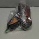 Men's Vintage Velvet Embroidery Noble Loafer Shoes Slip-on Loafer Smoking Slipper Tassel Loafer (10.5, Black)