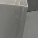 Geetery Set of 5 Display Buffet Risers (3",4",5",6",7") Acrylic Cube with Hollow Bottoms Acrylic Boxes Table Stands for Display Dessert Catering Collectibles Jewelry Decor (Small,3,4,5,6,7 Inch,White)