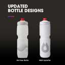 HydraPak Breakaway Surge Lightweight Bike Water Bottle 2-Pack (20oz, 25oz, 30oz) - High Flow, Cycling & Sports Squeeze Bottle