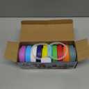 AOZITA 10 WIDE Mouth & 10 REGULAR Mouth Mason Jar Lids - 20 Pack Food Grade Plastic Mason Jar Caps for Ball, Kerr and More Canning Jars - Leakproof & Dishwasher Safe - Multicolor