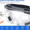OXG Safety Goggles ANSI Z87.1 Glasses, Anti-Fog Protective Safety Glasses Lab Goggles Men Women Eye Protection Goggles