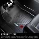 Floor Mats & Trunk Mat for 2012-2017 Chevy Equinox/GMC Terrain,TPE All Weather Protection 2 Rows Car Floor Liners with Cargo Liners for Chevrolet Equinox Accessories
