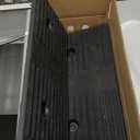Rubber Curb Ramps for Driveway Curb Ramp 3.1 Inch Rise 2 Pack Threshold Ramp for Low Cars Ramps for Lawn Mower to Shed 7000lbs Load Capacity