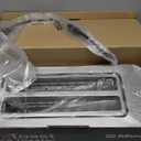 Mueller UltraToast Full Stainless Steel Toaster 4 Slice, Long Extra-Wide Slots for Bagels and Waffles, 6 Browning Levels, LED Display, Cancel/Defrost/Reheat Functions & Removable Tray, Kitchen Gadgets