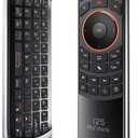 Rii Mini i25 Multifunction Portable 3 in 1 2.4GHz Wireless Fly Mouse Keyboard and Remote Control with Rechargeable Li-ion Battery for PC, Laptops, Linux, Android Tv Boxs, Windows, Windows, IPTV