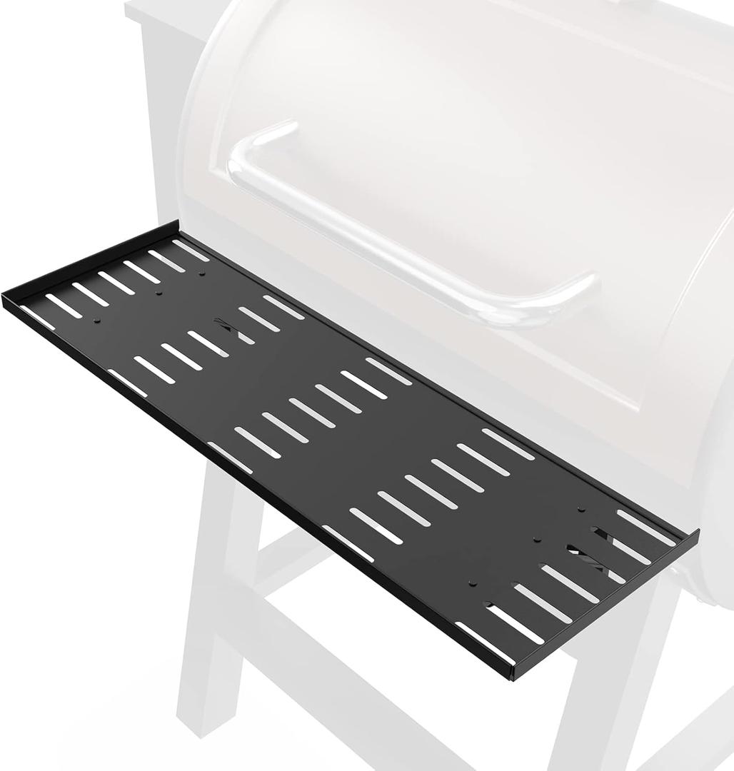 BBQ-PLUS Folding Shelf for Pit Boss 1000 Austin XL Pellet Grill,Powder Coating Steel Front Folding Shelf Grill Accessories for Pit Boss with Screws,35-2/5 x 9-1/2 Inches