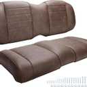 Roykaw Upgraded Luxury Golf Cart Front Seat Cushion, Include Bottom & Backrest Cushion with Plate, Compatible with EZGO TXT/RXV/RXV 2/Freedom Front Seat, Fuller Filling & More Comfortable Rebound
