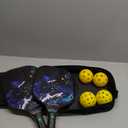 Pickleball Paddles Set of 2/4, USAPA Approved 99.99% Carbon Fiber Surface Pickleball Sets PP Honeycomb Core Pickleball Rackets, Lightweight Paddles with 4/6 Balls 1 Bag and Tapes for Beginners Medium