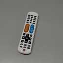 UltraPro BigEZ OneTouch Big Button Universal TV Remote for Seniors, Easy to Use, Replacement Remote for Samsung, LG, Sony, Vizio, Roku TV, Streaming Players, Backlit Buttons, 2 Device, White, 85053