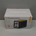 Toastmaster 2-Slice Toaster - Black with Stainless Steel - Kitchen Essential for Sandwich Bread & Breakfast Toast - Toaster with Wide Slots, High Rise Toast Lift & Cool-Touch Exterior