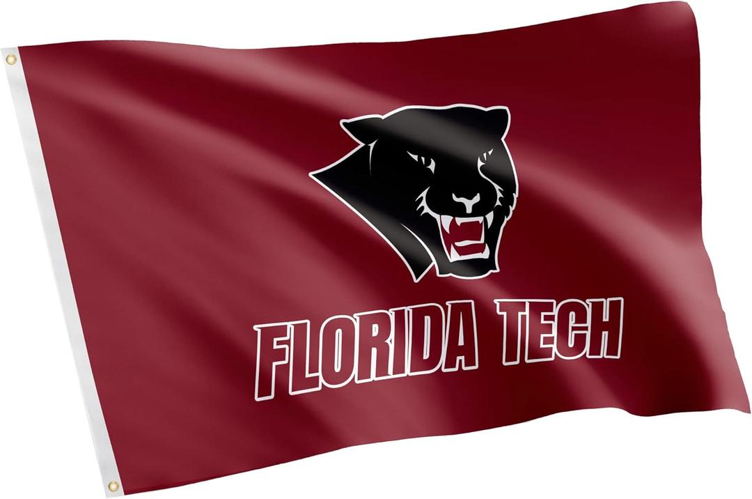 Desert Cactus Florida Institute of Technology FIT Flag - 3 x 5 Feet Panthers Banner, Indoor/Outdoor Durable Fabric, 100% Polyester Design (Style 1)