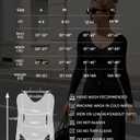 Upushall Long Sleeve Bodysuits for Women Sexy Thong V Neck Body Suits Double Lined Bodysuit, Black S (Black, S)