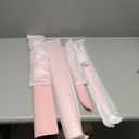Dashboard Cover Wrap and Front Door Inner Armrest Panel Cover Trim Compatible with Tesla Model 3(2021-2023) and Model Y(2019-2024)(Light Pink)