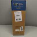 Mellow 1.5 Inch 5-Zone Memory Foam Mattress Topper, Calming Aloe Infusion, Dorm Essentials, Queen, Aloe 