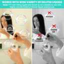 Hair Oiling Applicator TTY, Hair Oil Applicator for Serums and Oils, Scalp Applicator Comb, Exfoliator Brush for Scalp Massage, Stimulates Hair Growth, Anti-Dandruff, with Travel Case